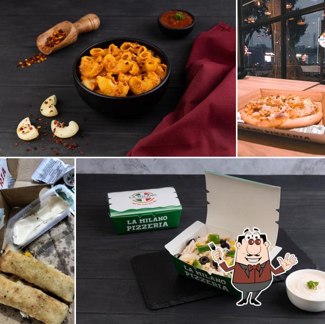 Meals at La Milano Pizzeria