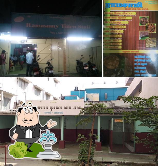 The exterior of Ramasamy Tiffin Stall