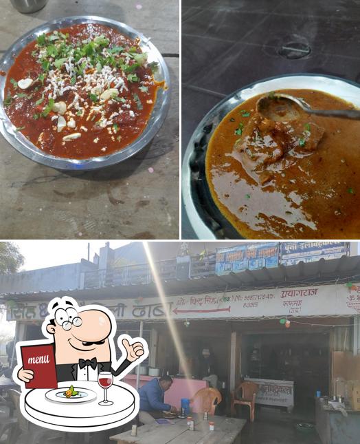 Food at Singh and S. family dhaba