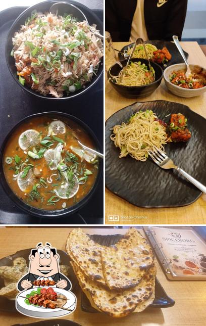 Food at Spiceburg-Indian ,chinese and kebabs