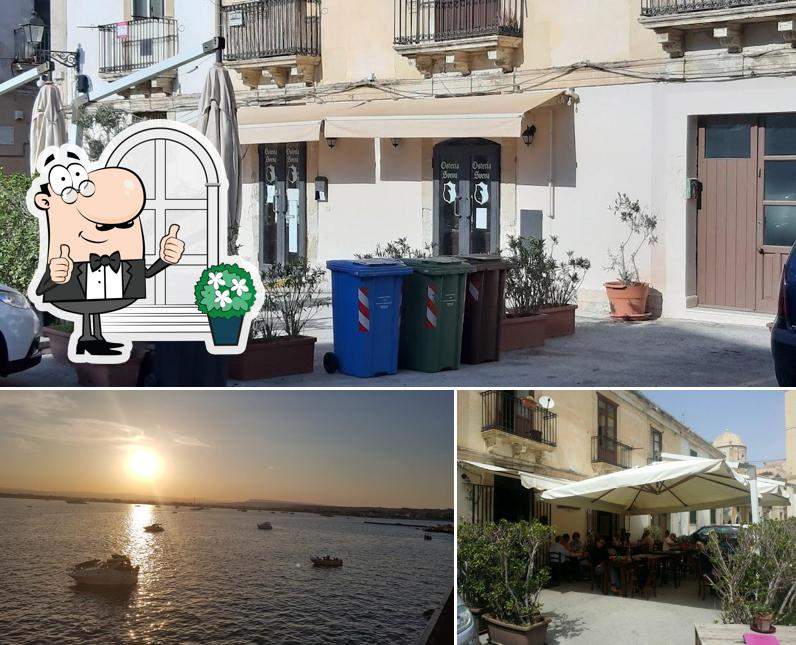 Gli esterni di Osteria Sveva