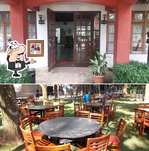 O interior do Restaurante Casablanca