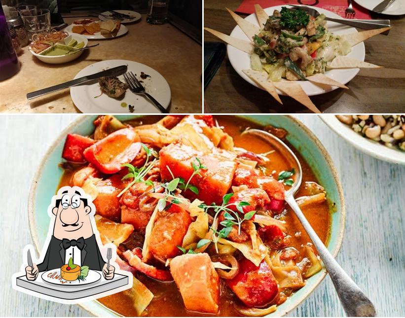 Food at Skyfall Restaurant