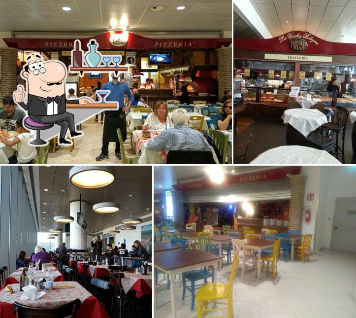 Gli interni di Vecchia Malga - Pizzeria