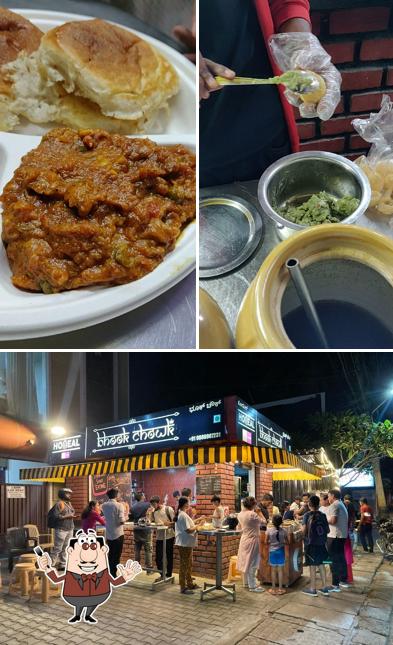 The restaurant's food and exterior