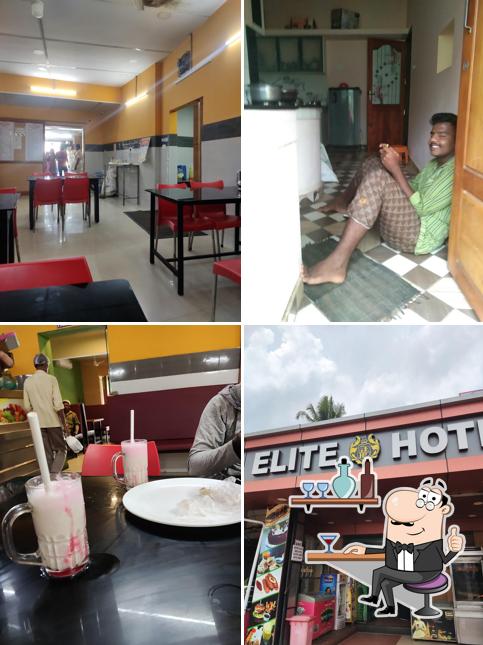 The interior of Elite Hotel, Charummood