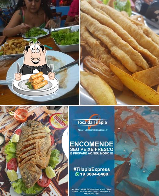 Rolinho primavera em Toca Da Tilapia