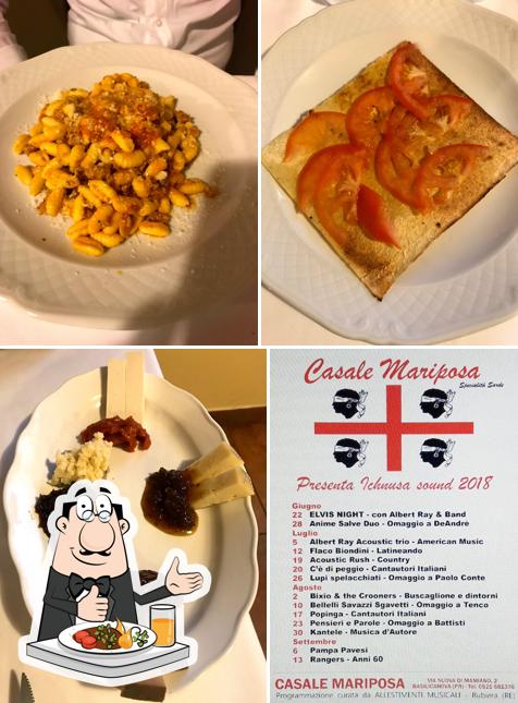 Cibo al Trattoria Casale Mariposa - Cucina sarda