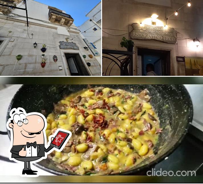 Dai un’occhiata alla immagine che raffigura la esterno e cibo di Osteria Piaceri & Tradizioni