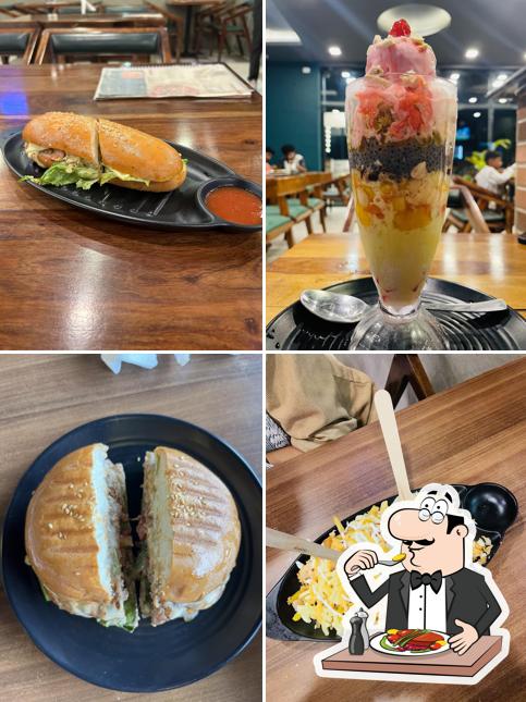 Food at The Burger Town
