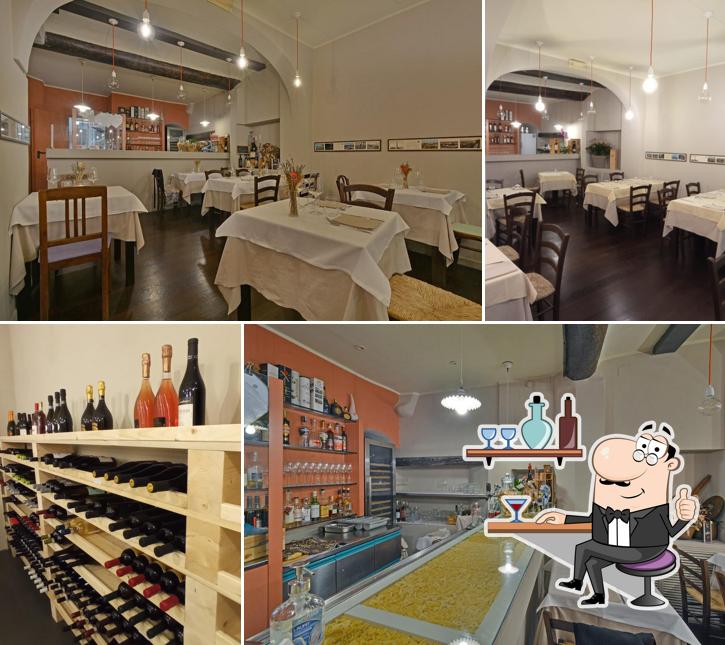 Gli interni di Trattoria DaCicci