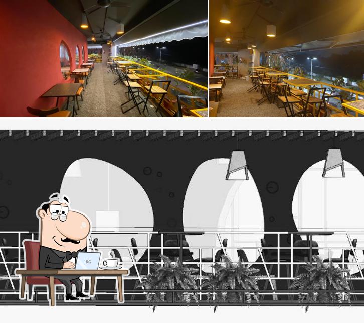 Check out how Times Cafe Gotri looks inside