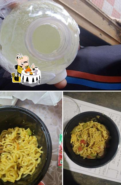 The restaurant's food and beverage