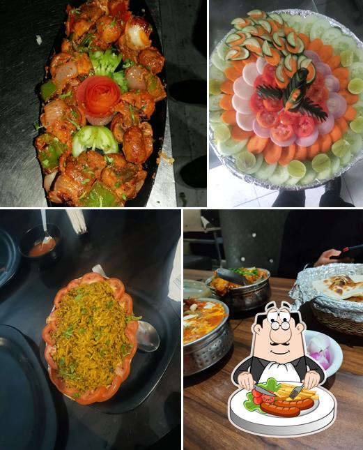 Food at Bluemoon Restaurant