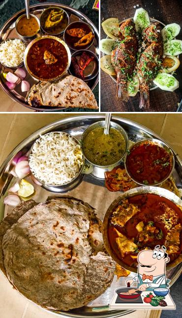 Chicken curry at Hotel Jagdamba Family Restaurant