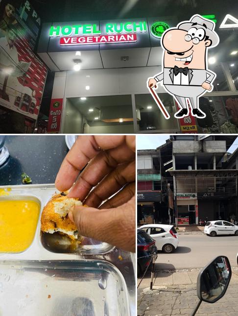 The exterior of Hotel Ruchi