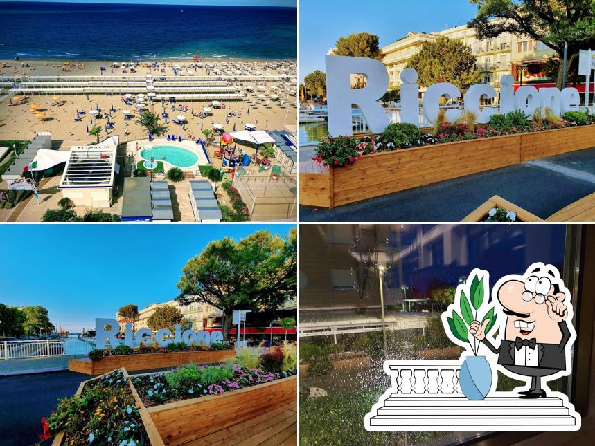 Goditi la vista dagli esterni di Little Hotel Riccione