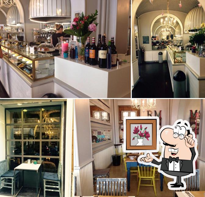 Dai un'occhiata agli interni di Melrose Bar