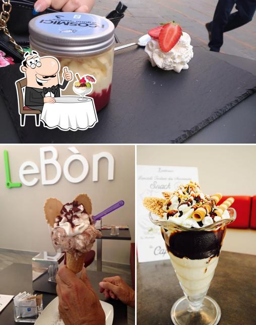 LeBòn serve un'ampia varietà di dolci