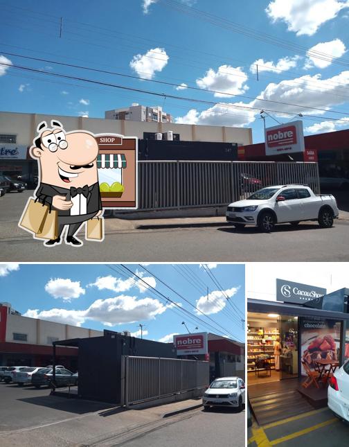 O exterior do Cacau Show Contêiner Nobre Alfenas