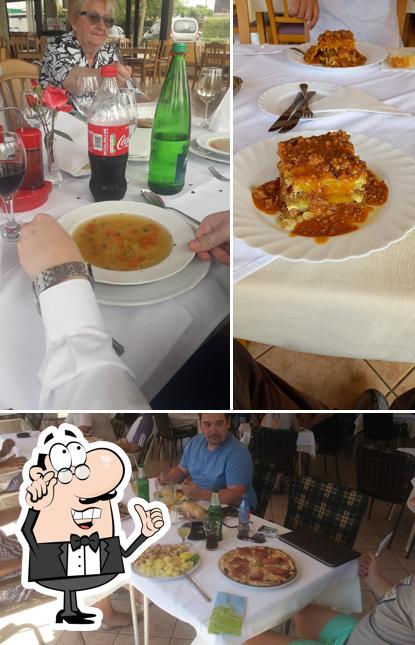 Gli interni di Grill Dok