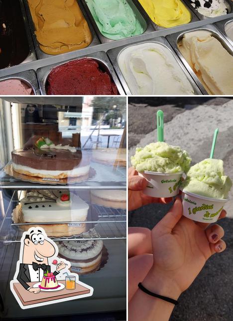 Gelateria i Giardini di Marzo serve un'ampia gamma di dessert