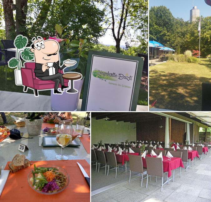 Gli interni di Liegehalle-Beizli