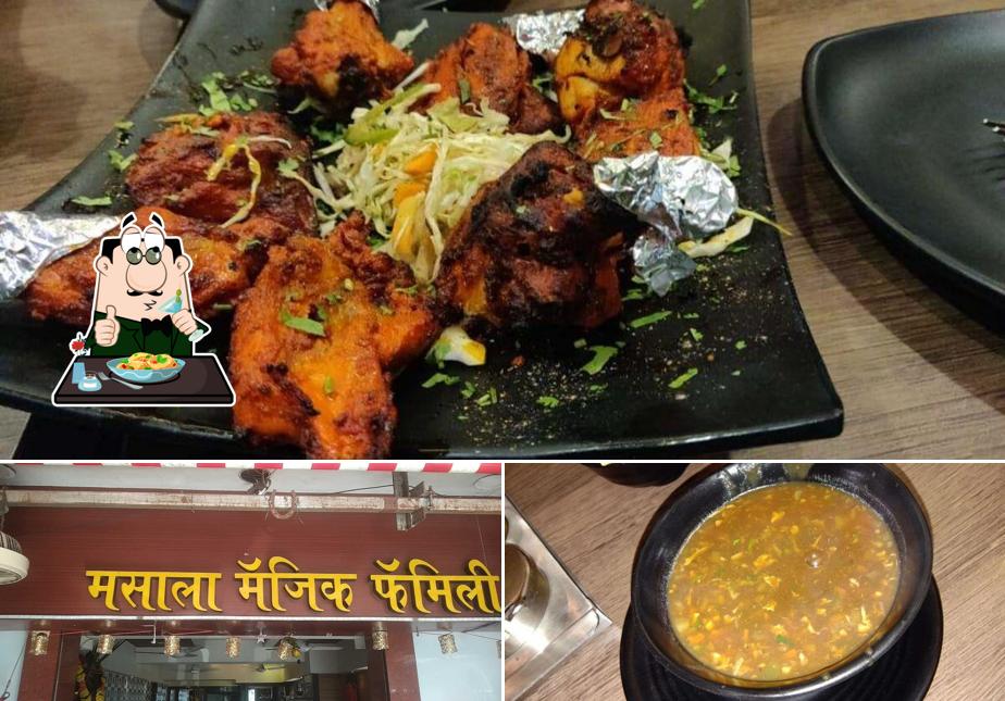 Food at Masala Magik Family Restaurant