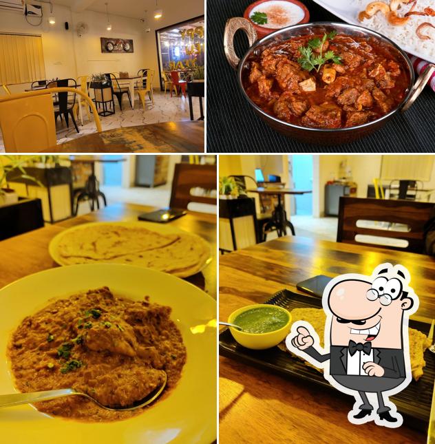 The interior of Omlet Raja