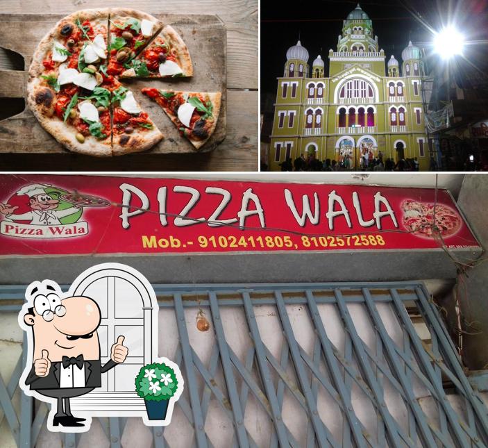 Among various things one can find exterior and pizza at Pizza Wala