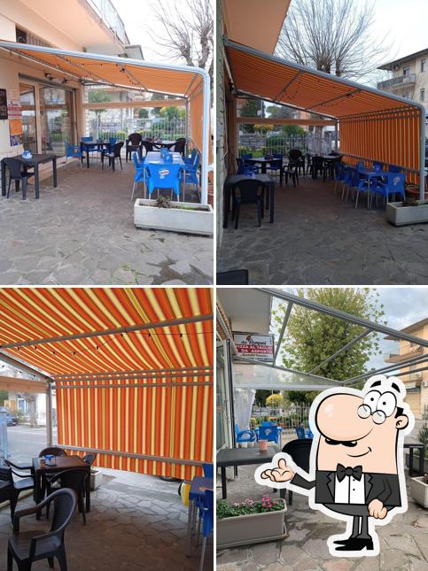 Gli interni di Pizzeria "Dai Romani"