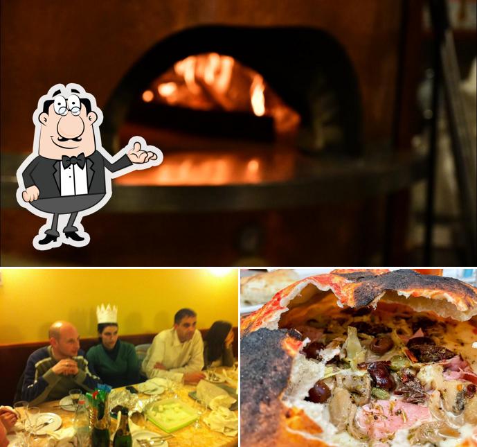 La foto della interni e cibo di Pizzeria Bar Fracassetti
