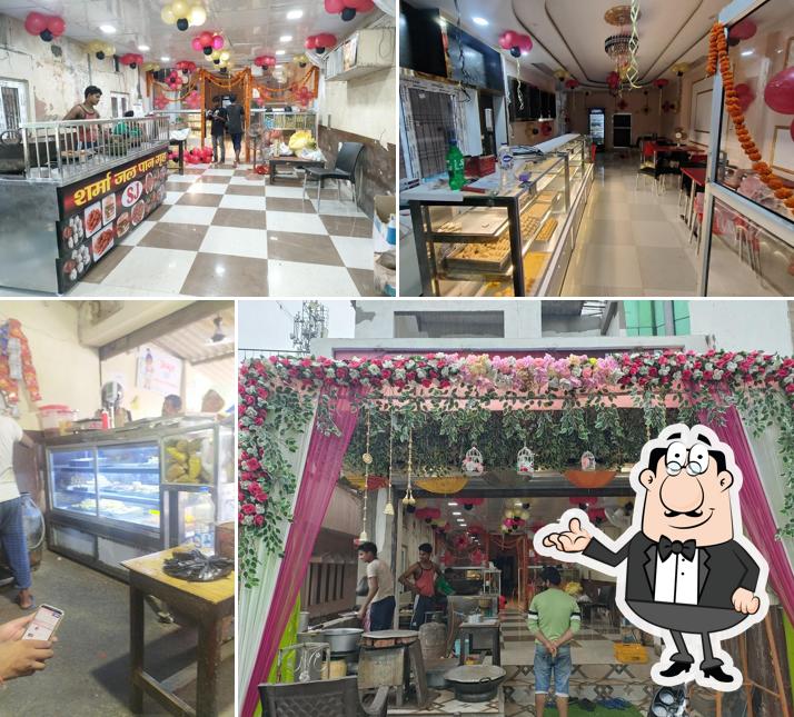 The interior of Sharma Jalpan Grah