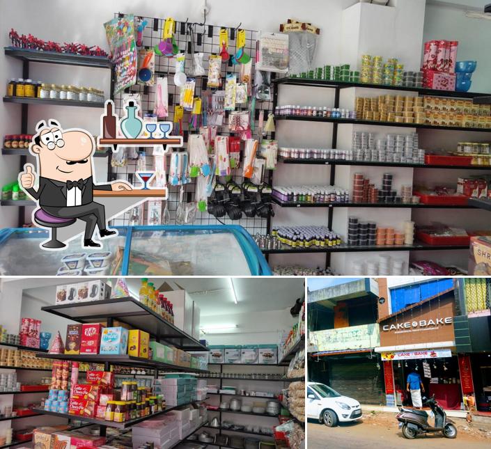The image of Shop n Bake’s interior and exterior