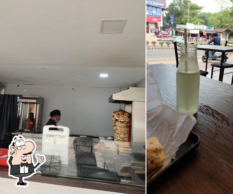 The interior of Shawarma Shack