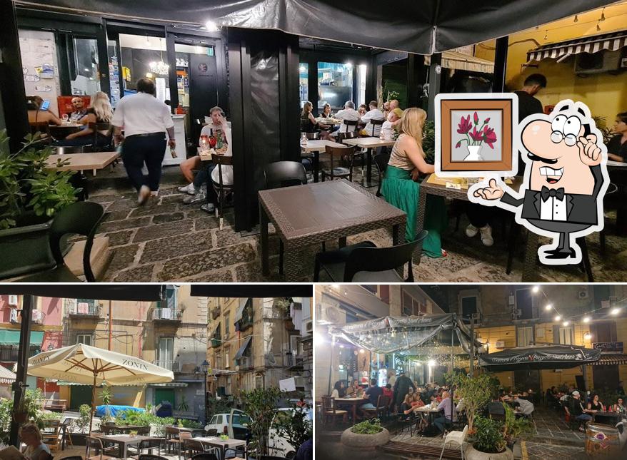 Gli interni di Trattoria piazzetta Sant’anna