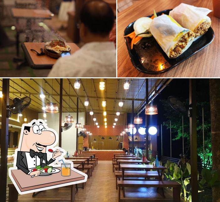 UPSTAIRS CAFE is distinguished by food and interior