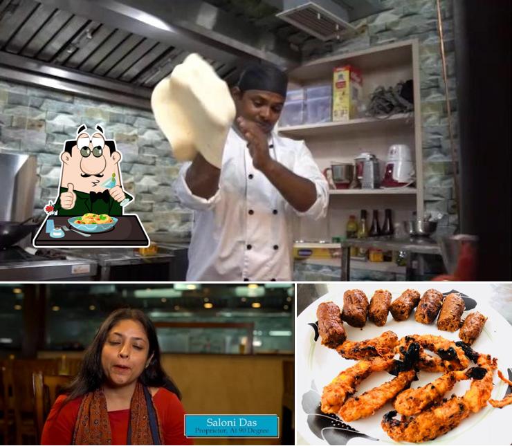 Food at At 90 degree Restaurant Bhubaneswar