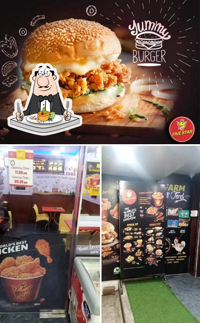 Pulled pork sandwich at Five Star Chicken