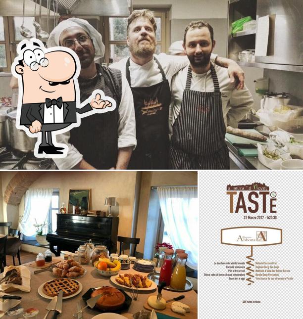 Gli interni di Osteria A mira 'd Novel