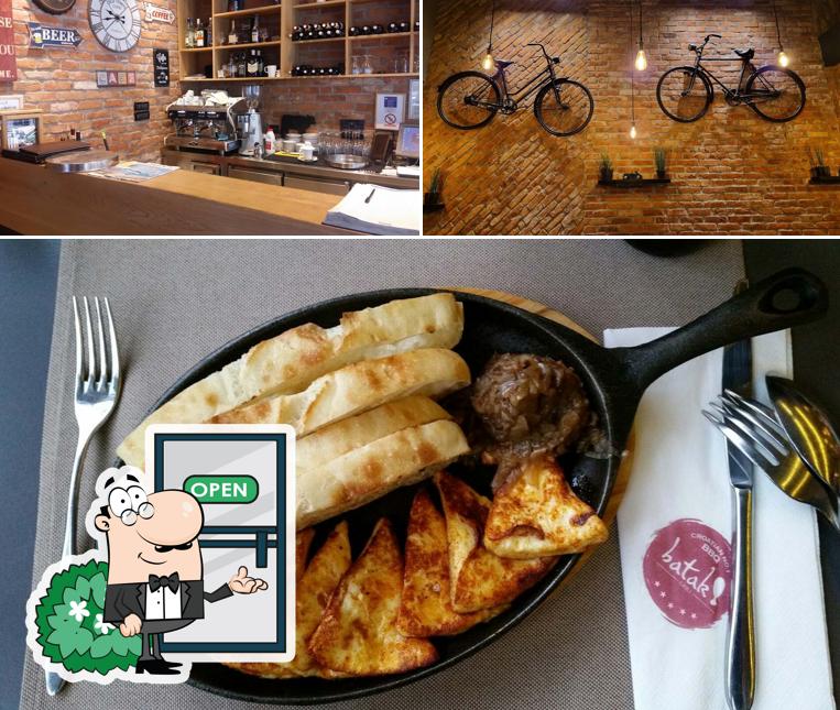 Questa è la immagine che raffigura la esterno e cibo di ​Batak Savica