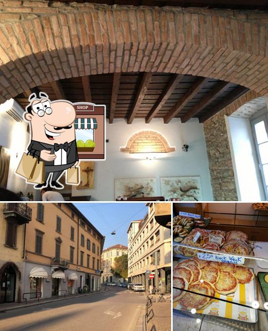 Questa è la foto che raffigura la esterno e cibo di Forneria Rota