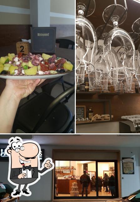 La immagine di esterno e tavolo da pranzo da Happiness_food&beverage