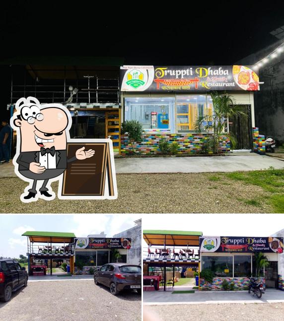 The exterior of TRUPPTI DHABA& FAMILY RESTAURANT (faridabad Wale) 100% vegetarian