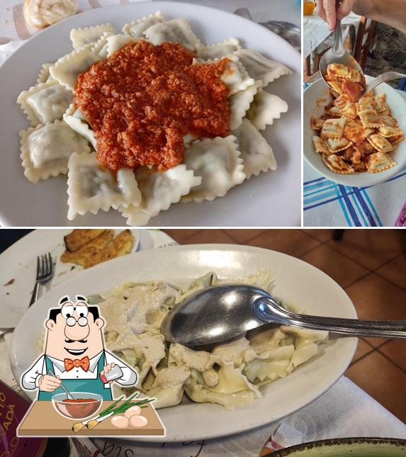 Ravioli al Trattoria Rosa