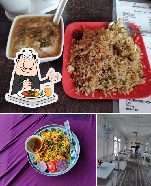 Food at Nathan Restaurant