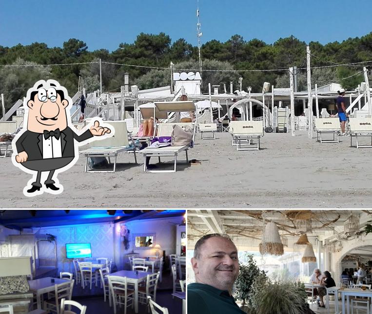 Gli interni di Boca Barranca