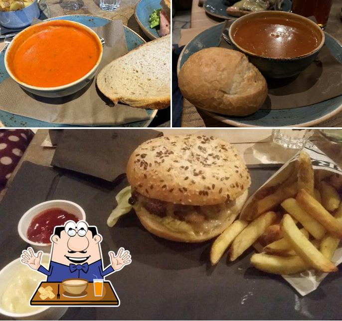 Cibo al Brown Cow Pub