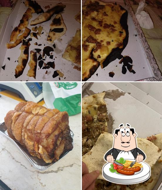 Platti al All'angoletto pizzeria hamburgheria forno a legna