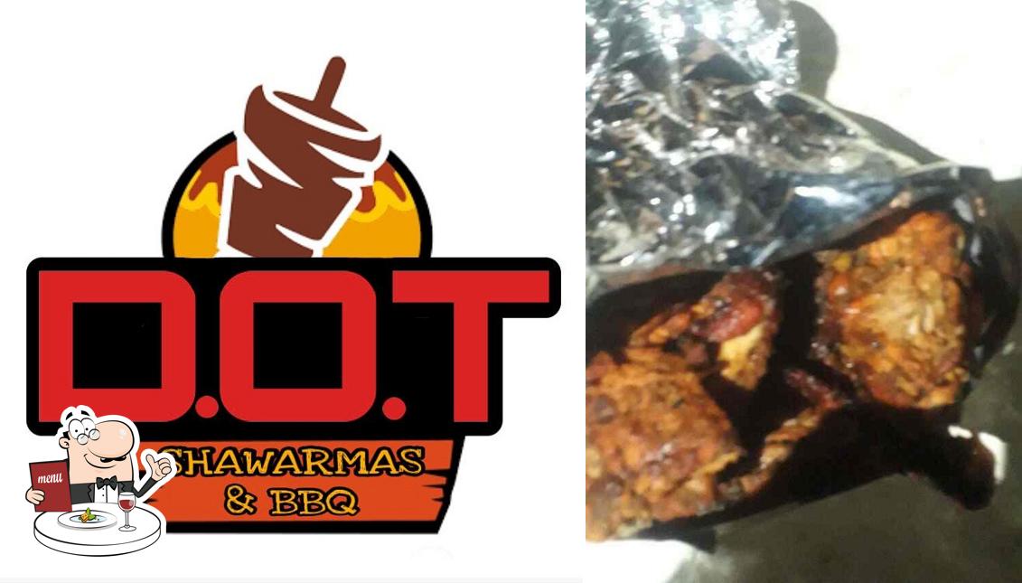 Food at DOT shawarma and BBQ